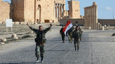 الجيش السوري يعلن السيطرة على مدينة تدمر