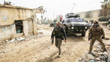 استسلام جماعي لعناصر داعش في حيي الرسالة ونابلس في أيمن الموصل