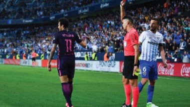 نيمار ينهي سلسلة 59 مباراة نظيفة لبرشلونة بالليجا