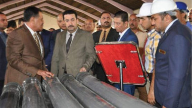 وزير الصناعة يفتتح معمل بلاستك بغداد لتصنيع الأنابيب