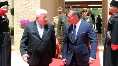 معصوم والعاهل الأردني يؤكدان أهمية تأمين الطريق الدولي ومساعدة الجالية العراقية