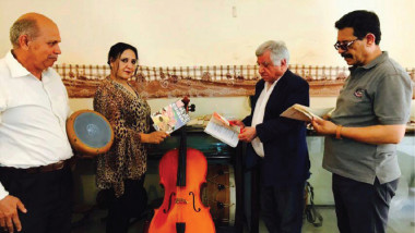 افتتاح أول معرض للآلات الموسيقية في بيت العود