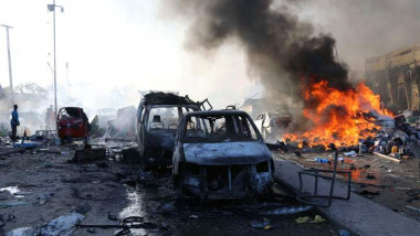 20 قتيلا في الاقل في تفجير شاحنة مفخخة وسط مقديشو