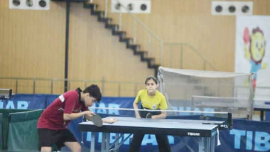 6 لاعبين يمثلون المركز الوطني لتنس الطاولة في بطولة كربلاء الدولية