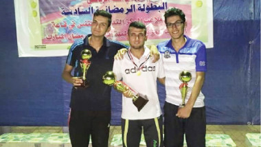 حسين الشكري يفوز بلقب  بطل التنس في بابل