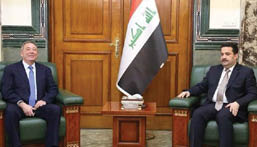 السوداني والسفير الأردني يبحثان بناء قاعدة صناعية متطورة في العراق